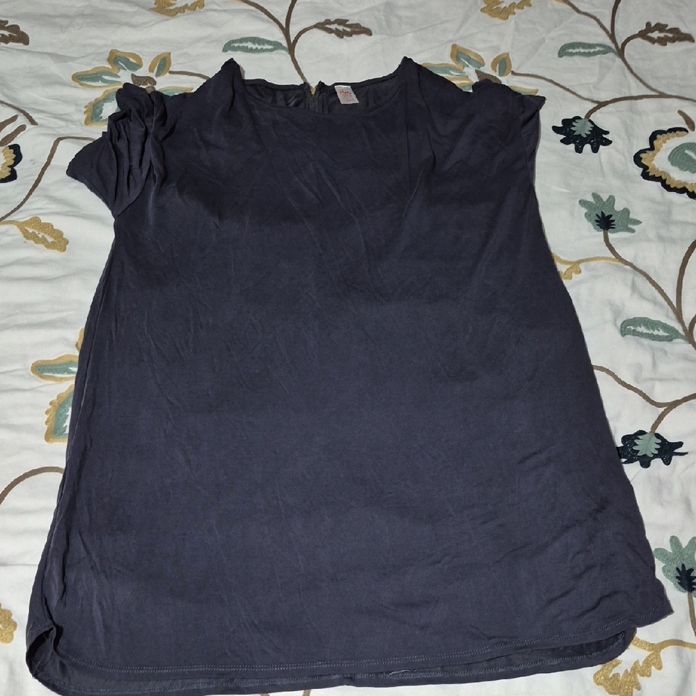J.O.A. Navy Short Sleeve Tee